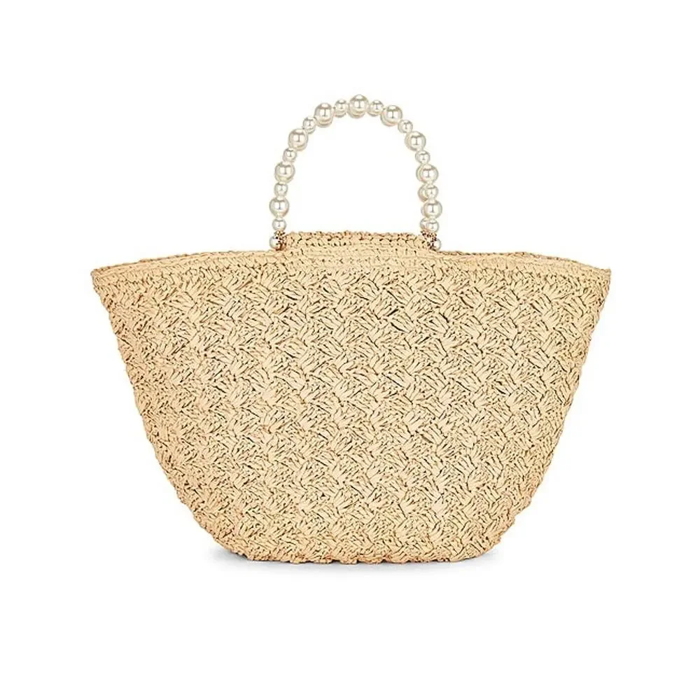 Btb Los Angeles Woven Natural Uma Tote